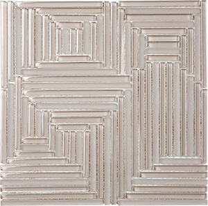 Crossover Oxygen Glass Mosaic tile face, 298 x 298 mm