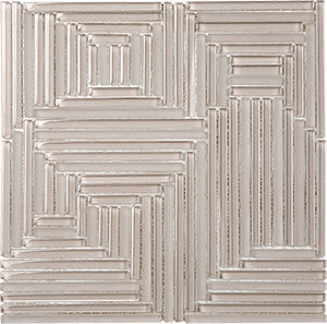 Crossover Oxygen Glass Mosaic tile face, 298 x 298 mm