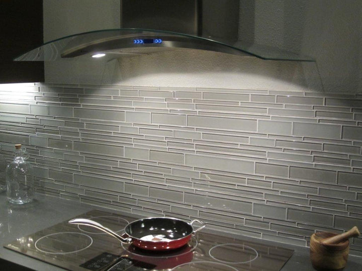 Cultural Brick Crystal Glass installed