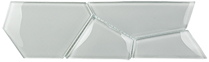 Watercube 3D Oxygen Glass Mosaic detail