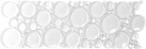 Bubbles Super Glass Mosaic detail