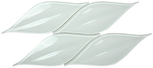 Passion 3D Super White Glass Mosaic detail