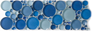 Bubbles ESM05 Glass Mosaic detail