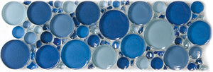 Bubbles ESM05 Glass Mosaic detail