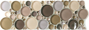 Bubbles ESM08 Glass Mosaic detail