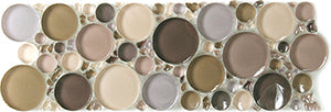 Bubbles ESM08 Glass Mosaic detail