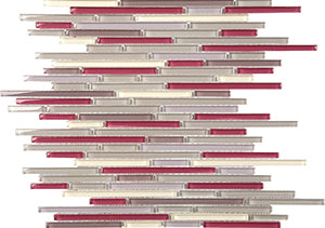 Bullets ESM19 Glass Mosaic tile face, 305 x 305 mm