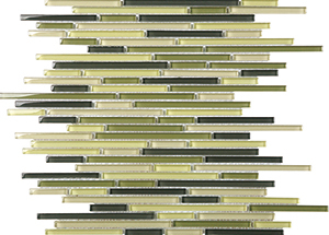 Bullets ESM30 Glass Mosaic tile face, 305 x 305 mm