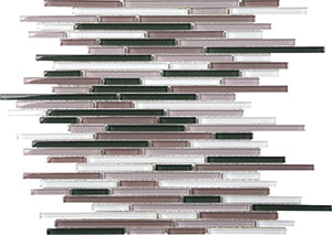 Bullets ESM32 Glass Mosaic tile face, 305 x 305 mm
