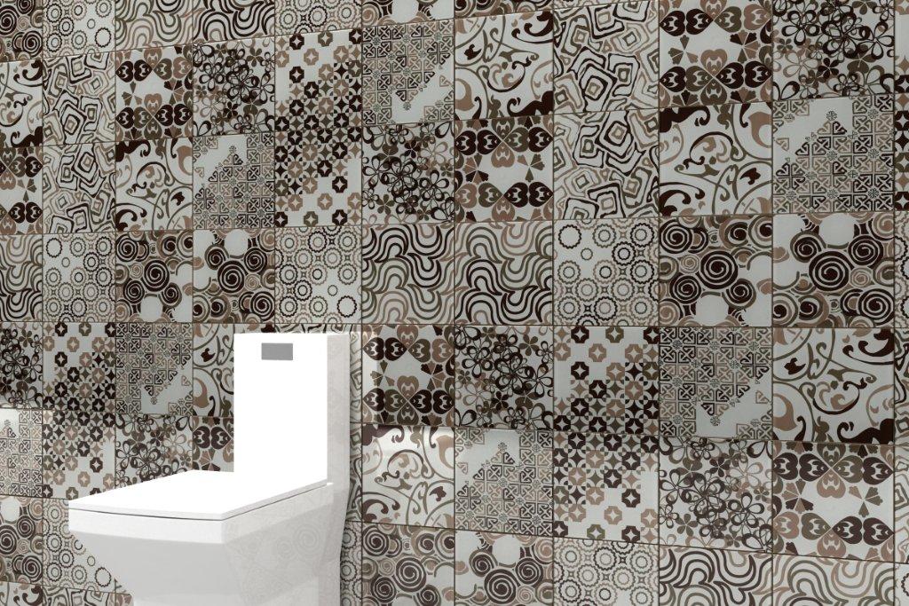 Renaissance Glass Tile in a room setting