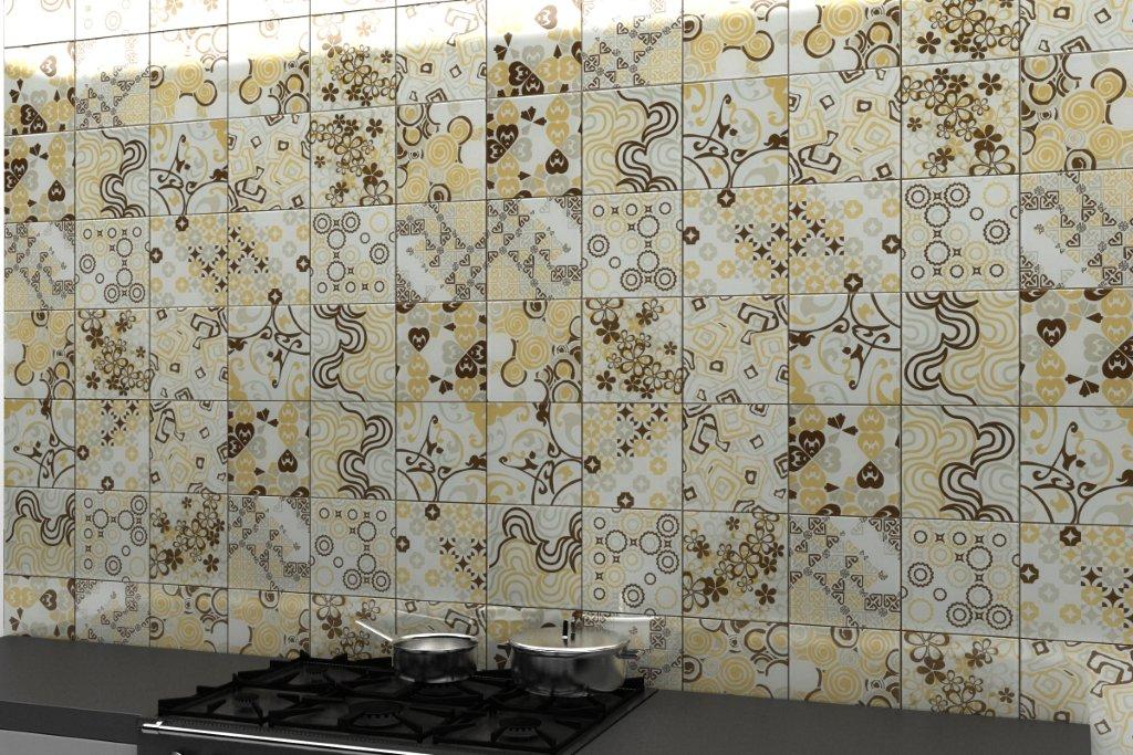 Renaissance Glass Tile installed