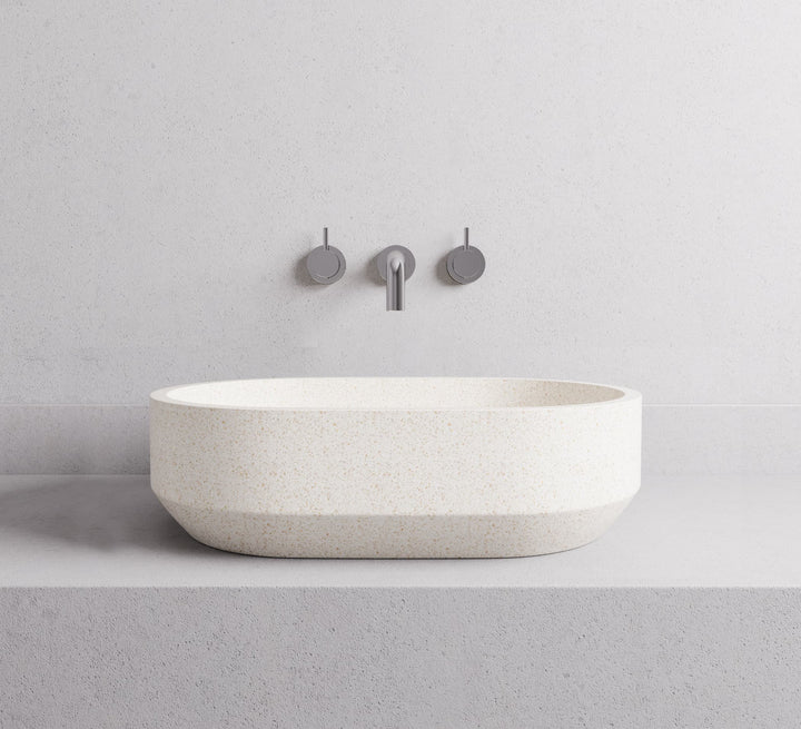 Eden Oval basin — White terrazzo lifestyle (small)
