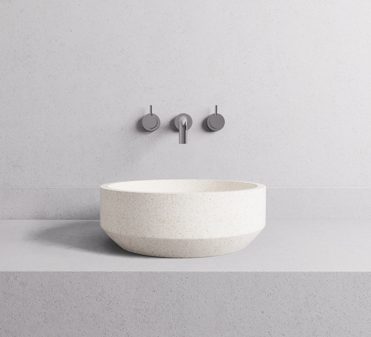 Eden Round basin — Product terrazzo lifestyle (small)