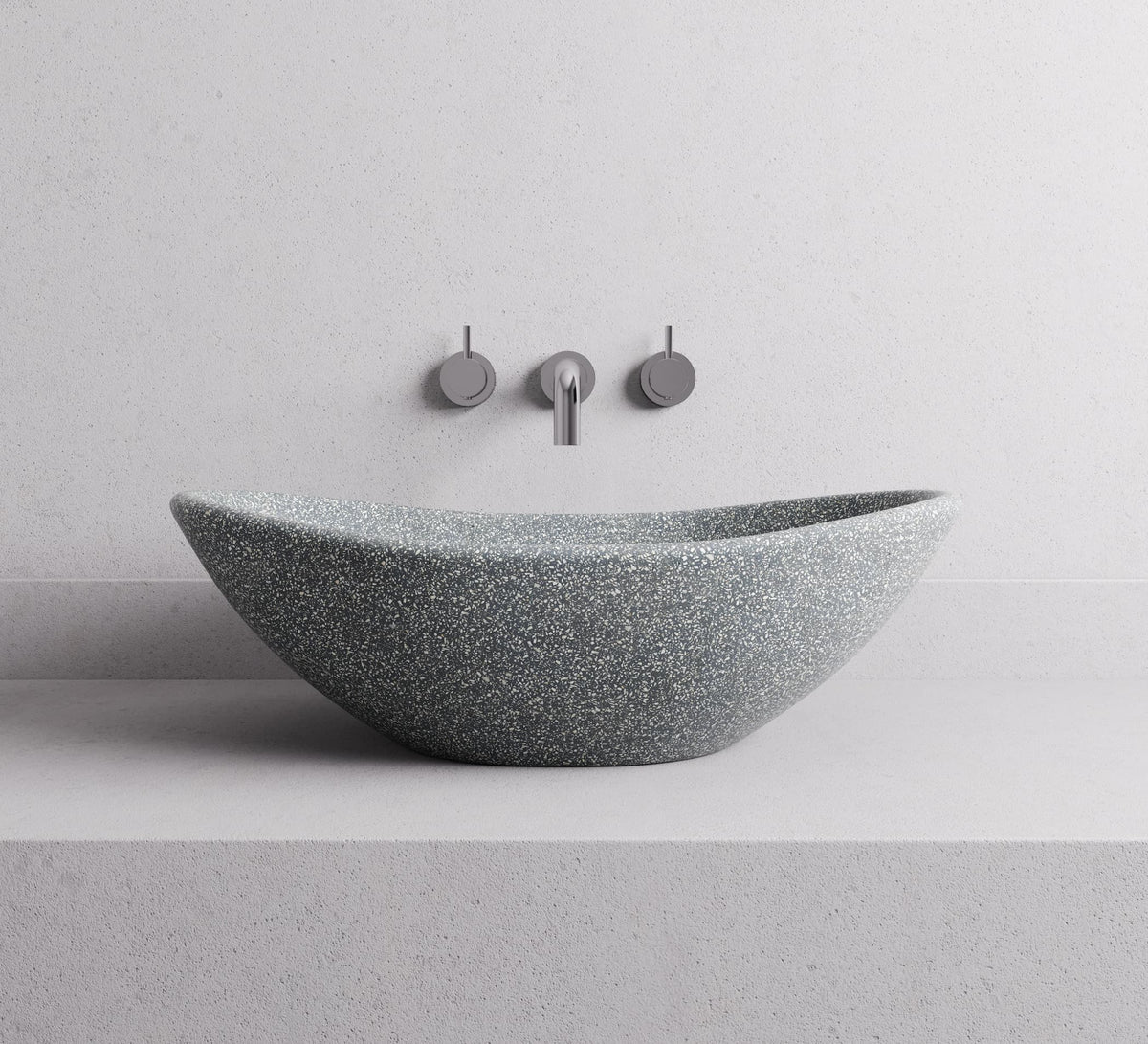 Esther basin — Grey terrazzo lifestyle