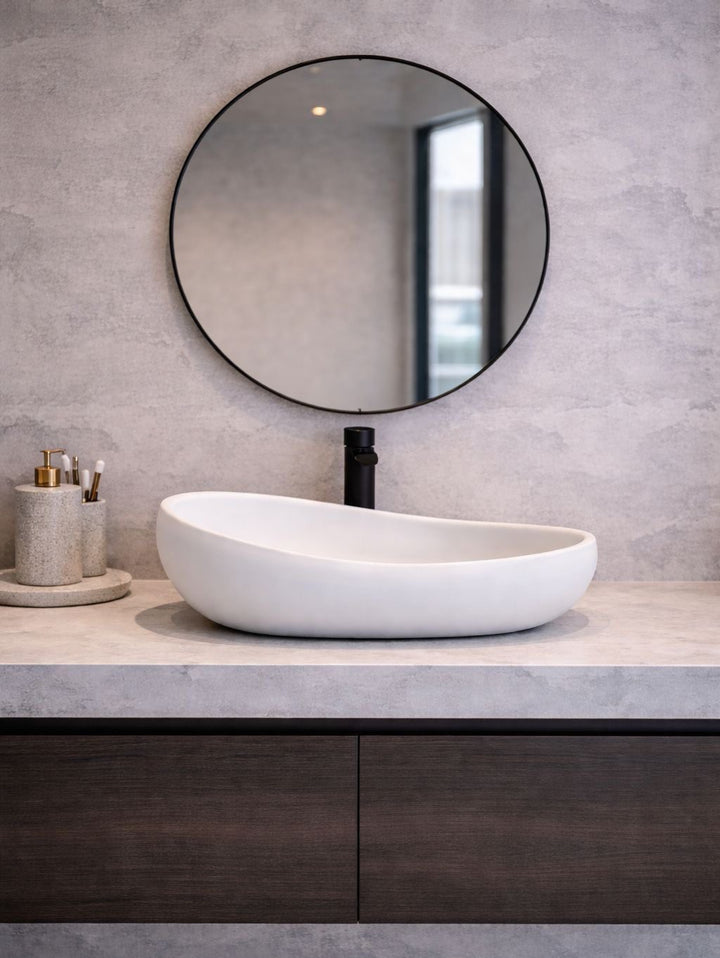 Eva above counter basin — front view