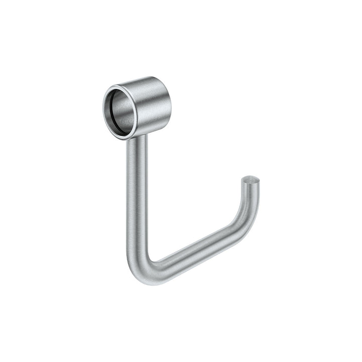 Care Roll Holder for Grab Rail - Brushed Stainless Steel