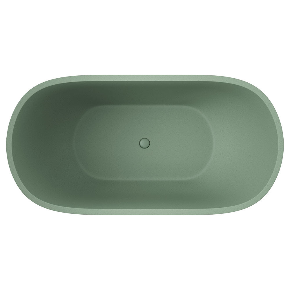 Jada Concrete Bath, 1500mm - Sage - Fienza image 3