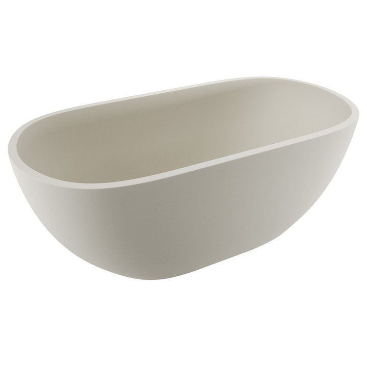 Jada Concrete Bath, 1500mm - Warm White