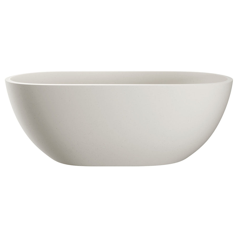 Jada Concrete Bath, 1500mm - Warm White - Fienza image 2
