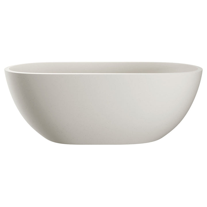 Jada Concrete Bath, 1500mm - Warm White - Fienza image 2