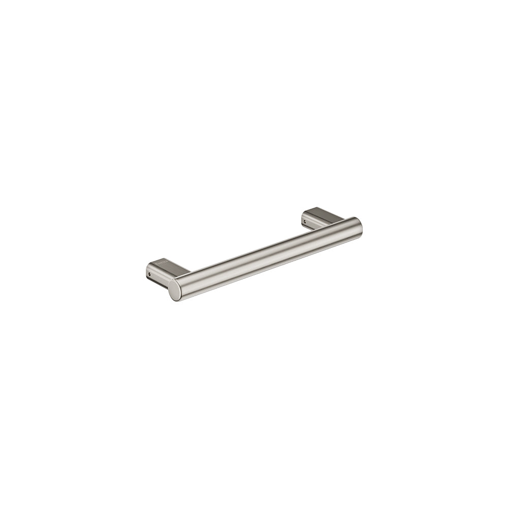Care Slimline Hand Grab Rail, 300mm - Brushed Nickel