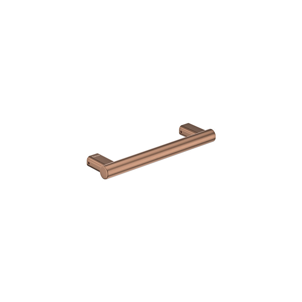 Care Slimline Hand Grab Rail, 300mm - Brushed Copper