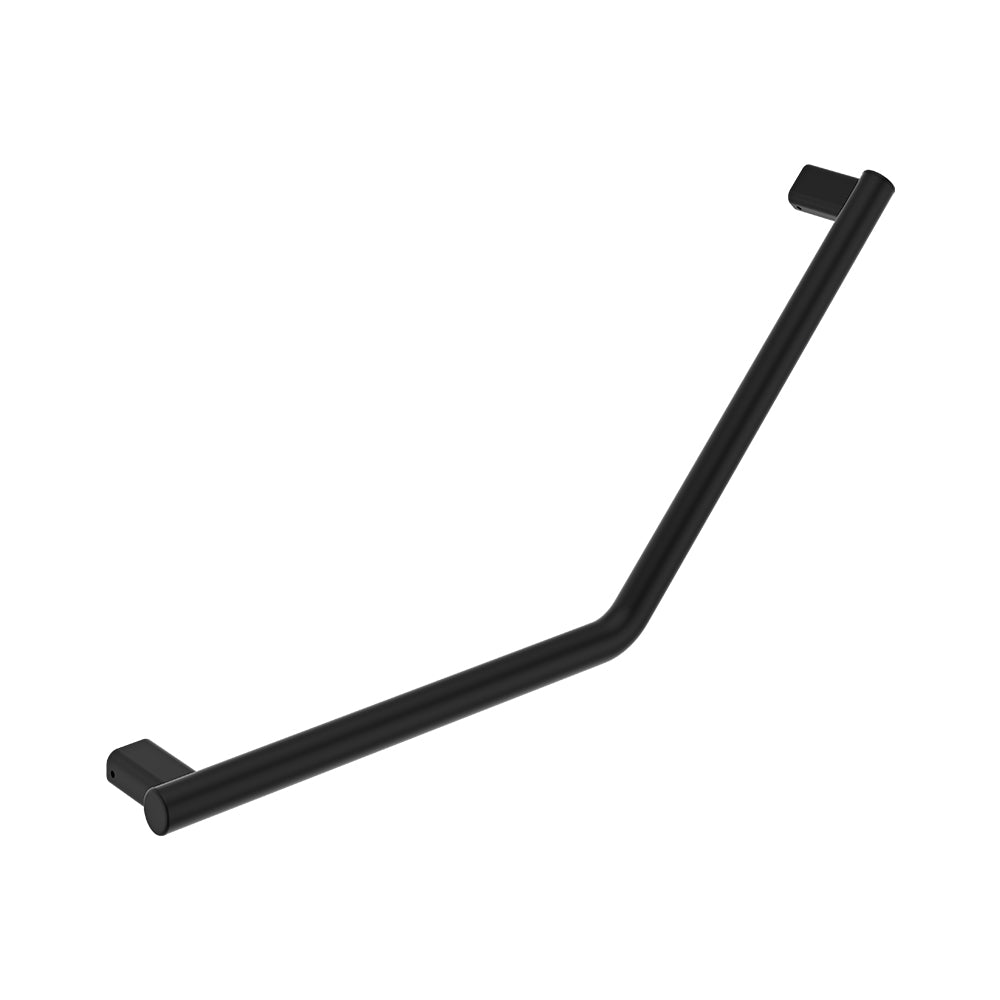 135 Degree Care Slimline Ambulant Care Reversible Left/Right Hand Grab Rail - Matte Black