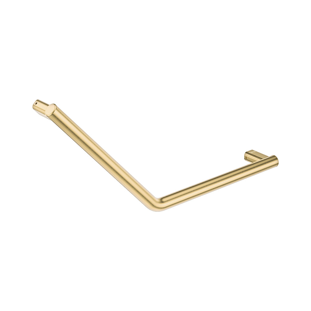 135 Degree Care Slimline Ambulant Care Reversible Left/Right Hand Grab Rail - Urban Brass
