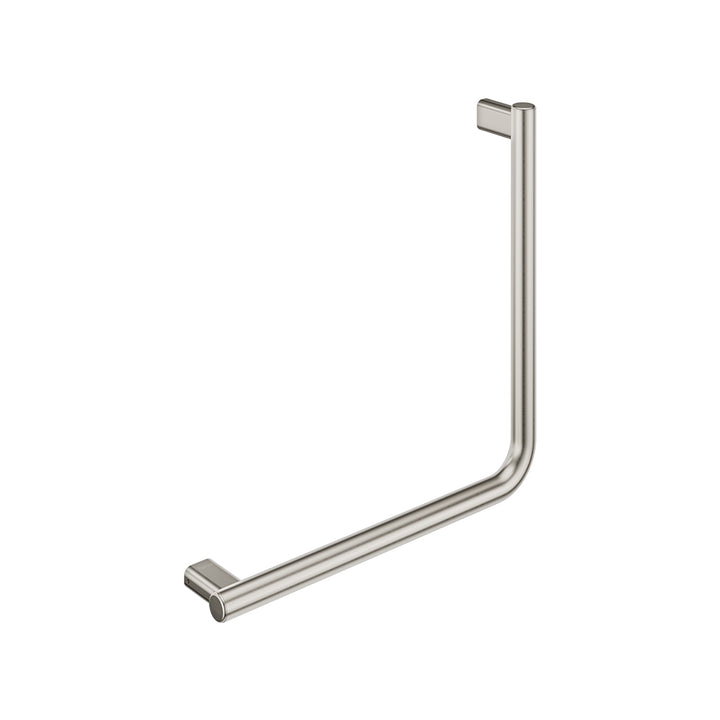90 Degree Care Slimline Ambulant Care Hand Grab Rail - Brushed Nickel