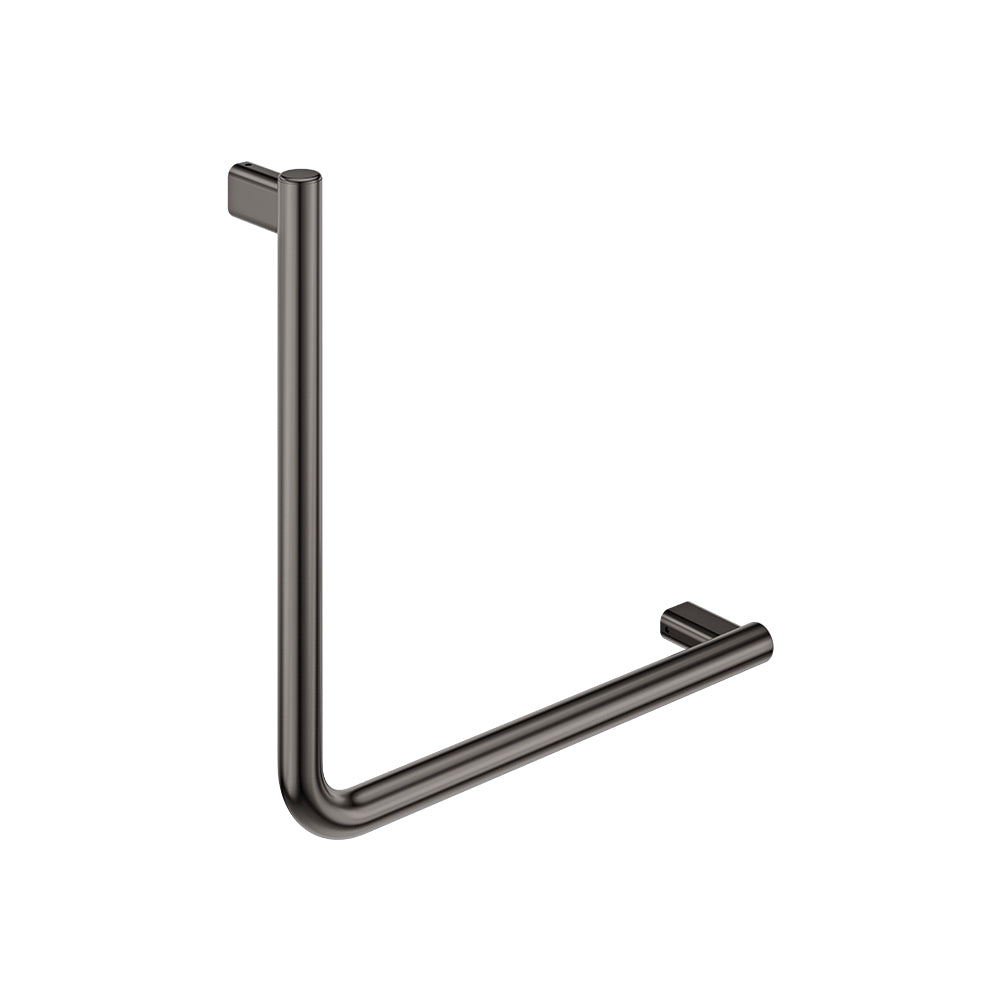90 Degree Care Slimline Ambulant Care Hand Grab Rail - Gun Metal