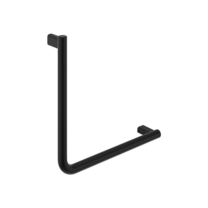90 Degree Care Slimline Ambulant Care Hand Grab Rail - Matte Black