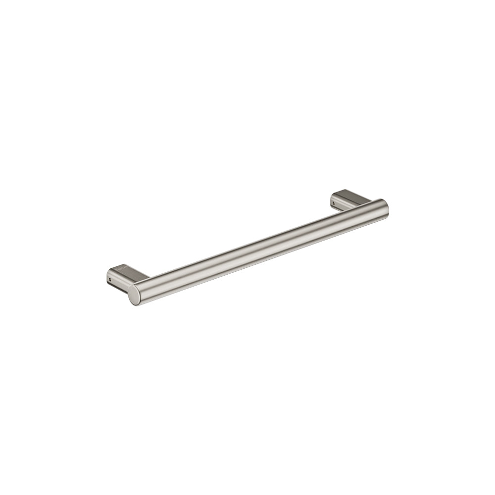 Care Slimline Hand Grab Rail, 450mm - Brushed Nickel