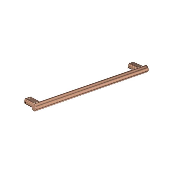 Care Slimline Hand Grab Rail, 600mm - Brushed Copper