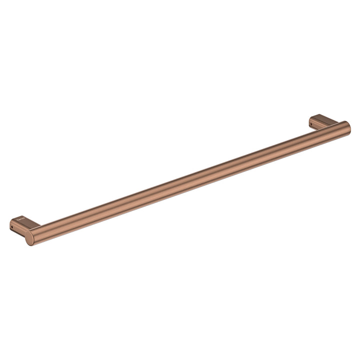 Care Slimline Hand Grab Rail, 900mm - Brushed Copper