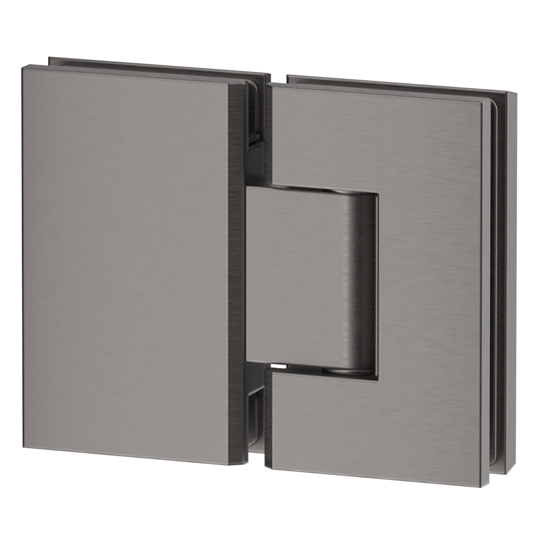 Shower Screen Hinges Glass To Glass - Gunmetal