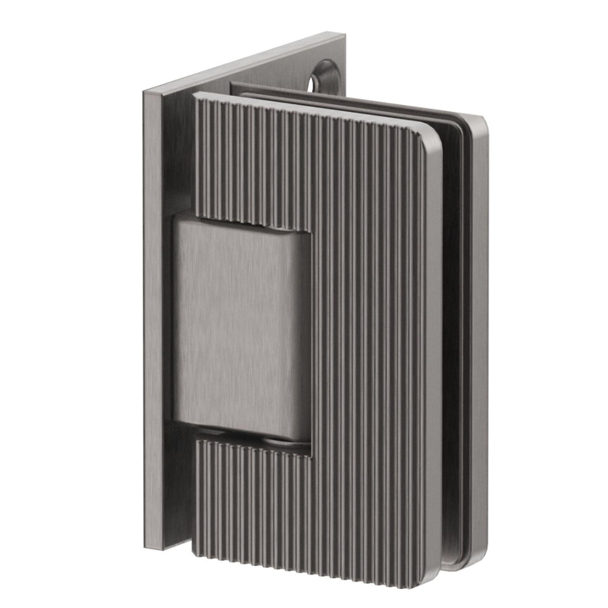 Shower Screen Hinge - Fluted - Glass To Wall - GM