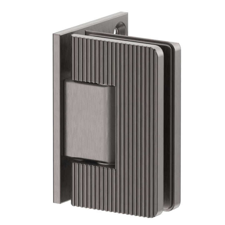 Shower Screen Hinge - Fluted - Glass To Wall - GM