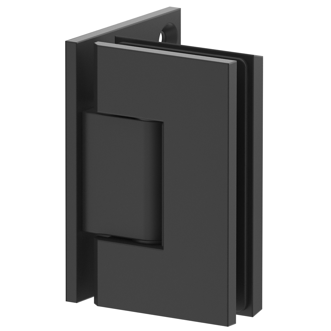Shower Screen Hinge Glass To Wall - Black