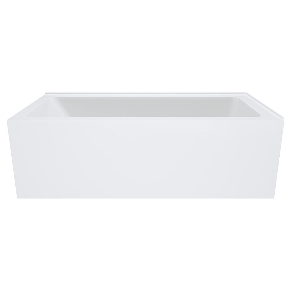 Sentor Left-Hand Acrylic Corner Bath with Overflow, 1650mm - Fienza image 2