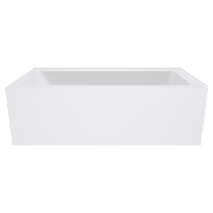 Sentor Left-Hand Acrylic Corner Bath with Overflow, 1650mm - Fienza image 2