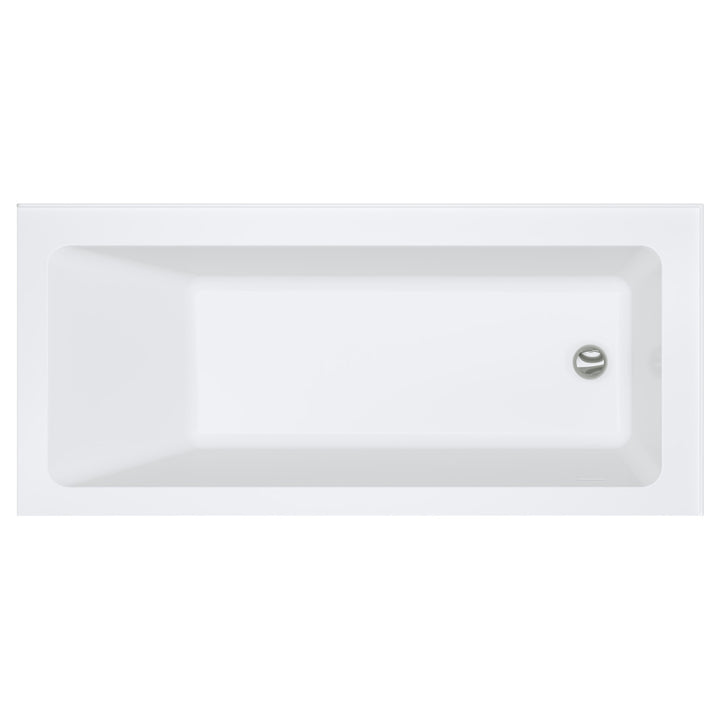Sentor Left-Hand Acrylic Corner Bath with Overflow, 1650mm - Fienza image 3