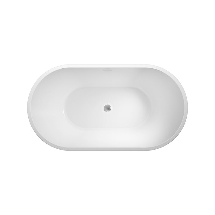 Austin Freestanding Acrylic Bath with Overflow, 1300mm - Fienza image 3