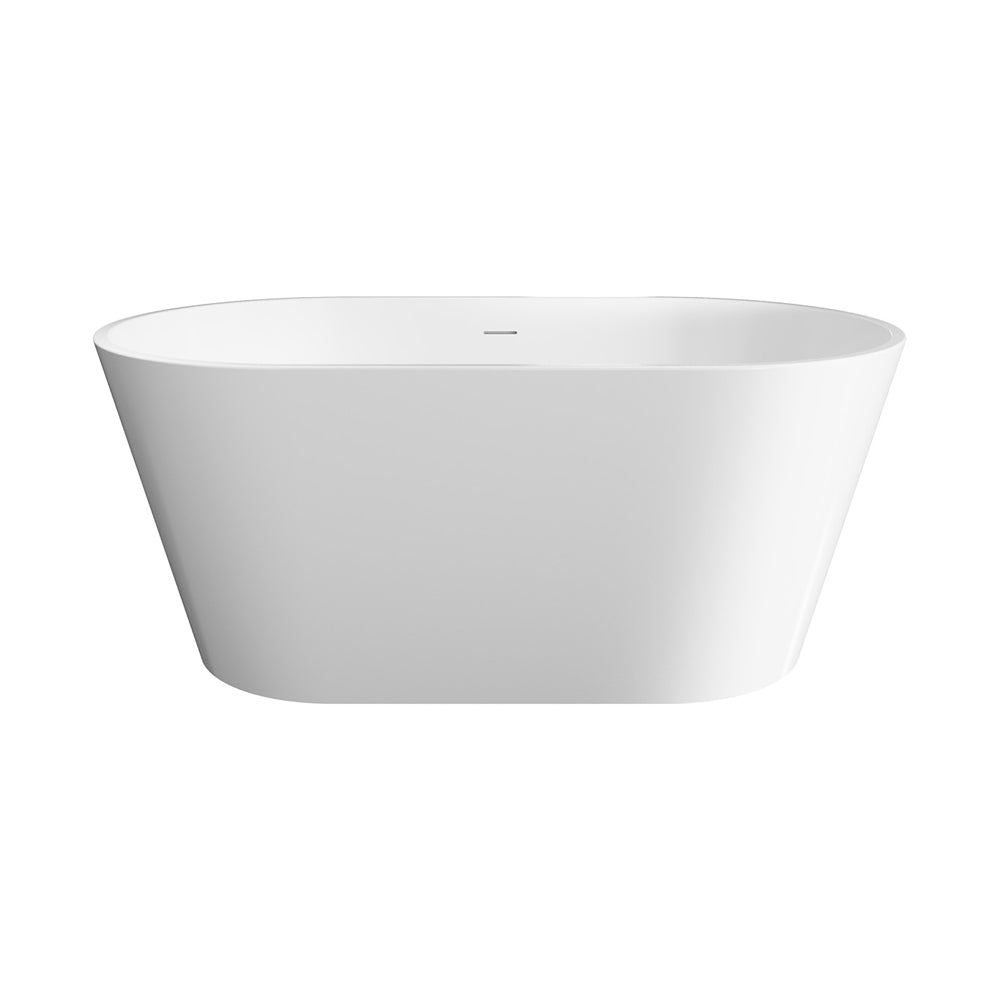 Austin Freestanding Acrylic Bath with Overflow, 1400mm - Fienza image 2