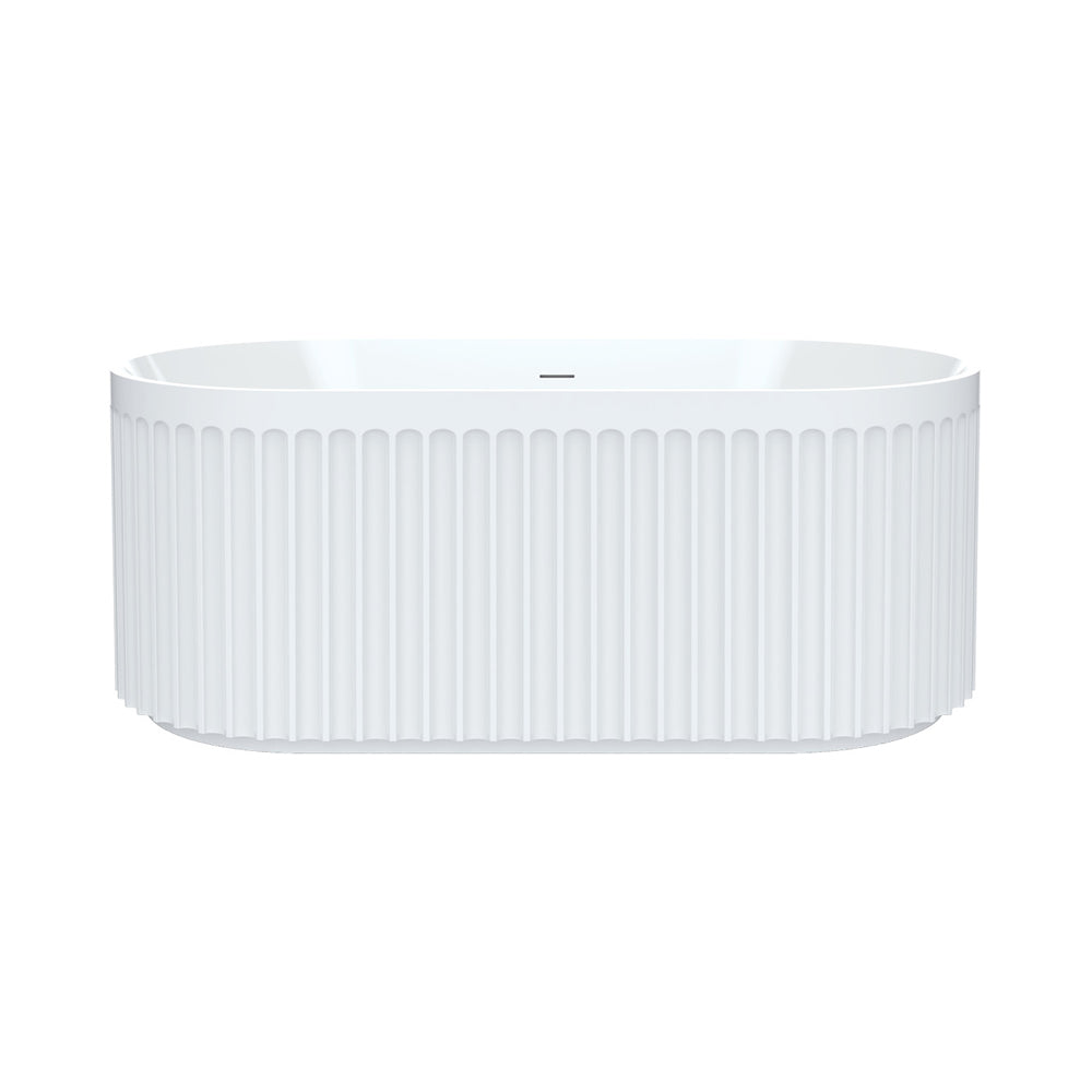 Eleanor Freestanding Acrylic Bath with Overflow, 1500mm - Fienza image 2
