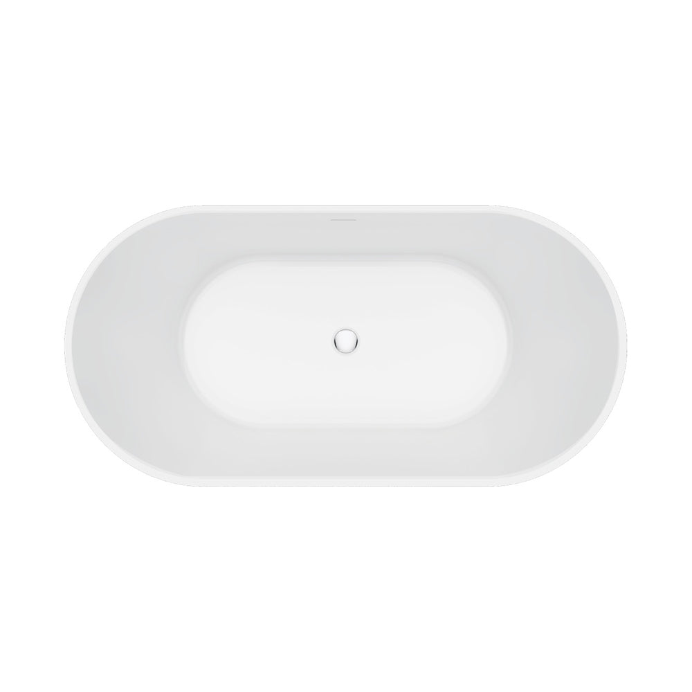 Eleanor Freestanding Acrylic Bath with Overflow, 1500mm - Fienza image 3