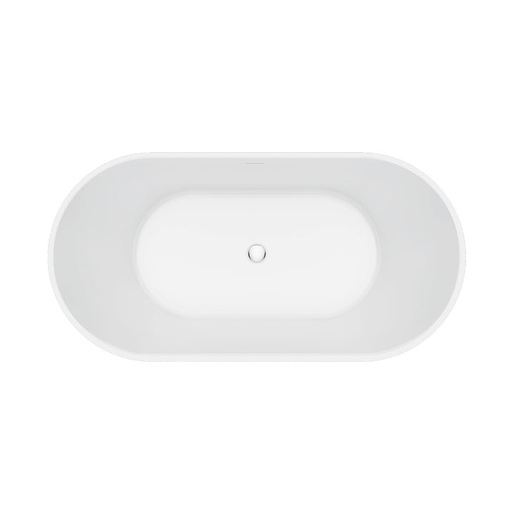 Eleanor Freestanding Acrylic Bath with Overflow, 1500mm - Fienza image 3