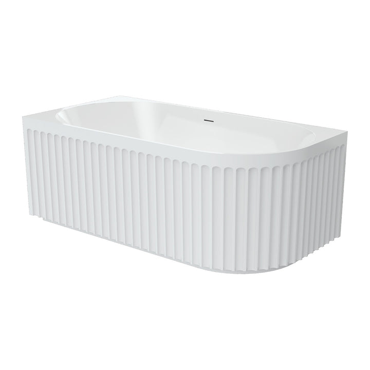 Eleanor Right-Hand Corner Acrylic Bath with Overflow, 1500mm