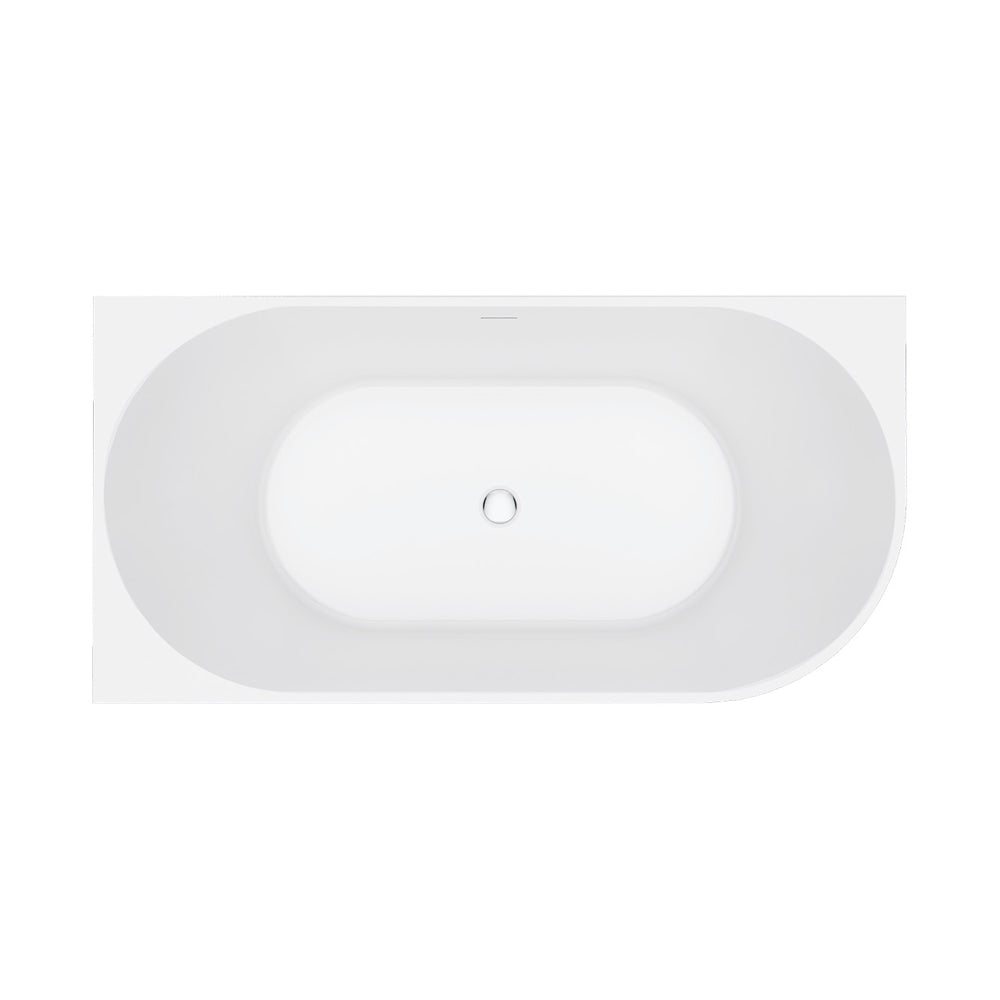 Eleanor Right-Hand Corner Acrylic Bath with Overflow, 1500mm - Fienza image 3