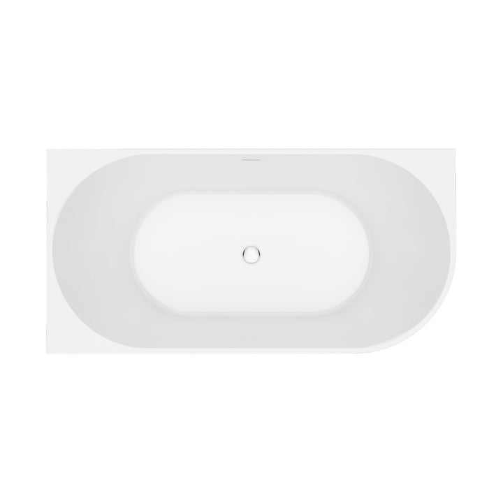 Eleanor Right-Hand Corner Acrylic Bath with Overflow, 1500mm - Fienza image 3