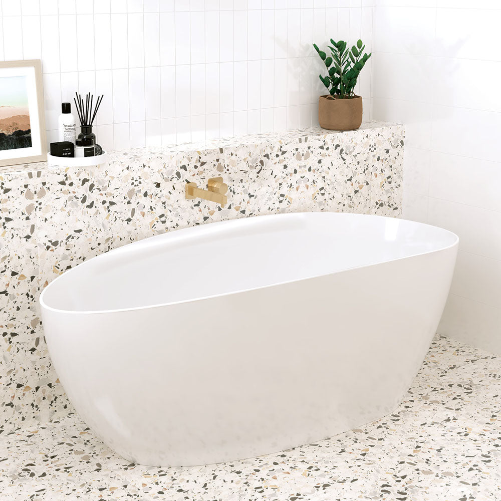 Dayo Freestanding Acrylic Bath, 1700mm - Fienza image 5